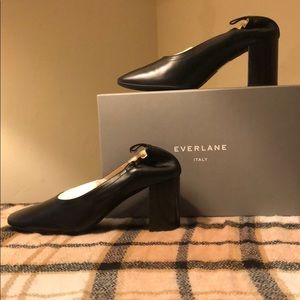 Everlane Italy black heels.